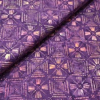 PURPLE - Heliotrope - Batikstoff aus Indonesien